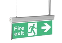 Aluminium Emergency Exit Light Sign